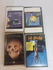 Def Leppard cassette tape lot Pyromania,high And Dry,pyromania , Lot Of 4
