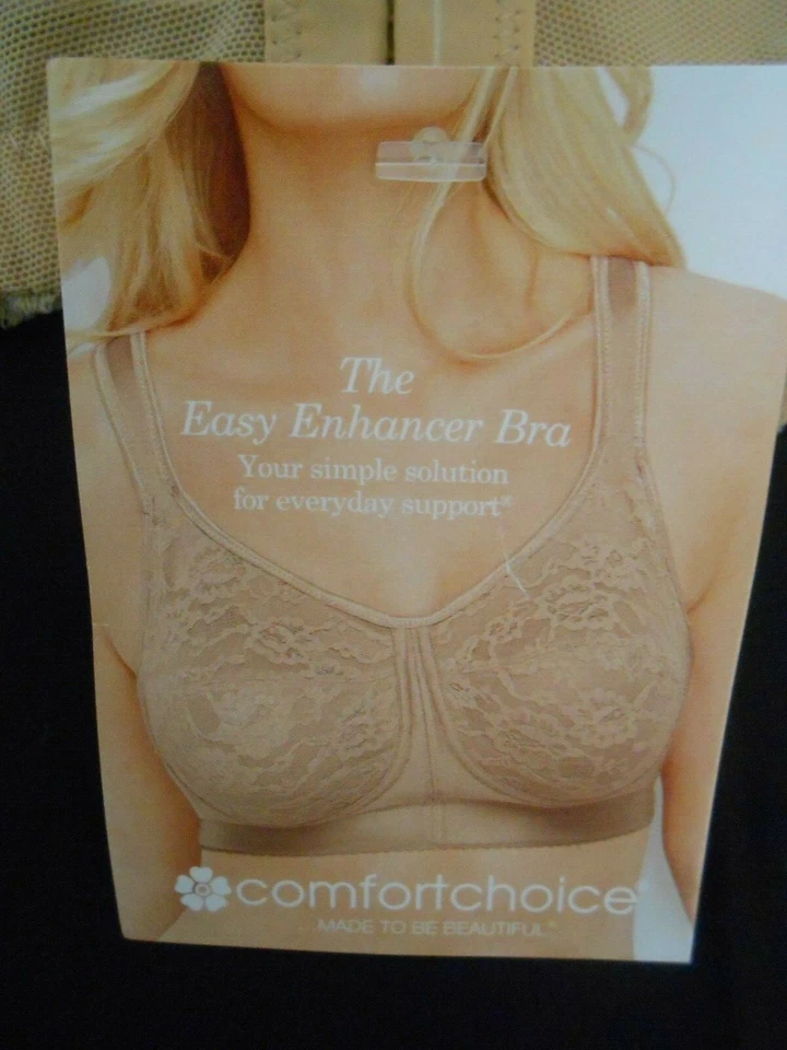 Sujetador de encaje Comfort Choice beige sin aros fácil potenciador talla 46DDD NUEVO CON ETIQUETAS LOTE B ~ NUEVO Foto 4 de 4