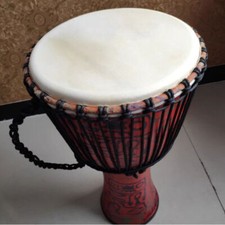 1X Ziege Skin Djembe Trommel Kopf Ersatz Flac...
