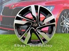 4x 15 Inch 4x100 Hyundai Elantra Style Black Polished Wheels: Fit Di Accent, i10