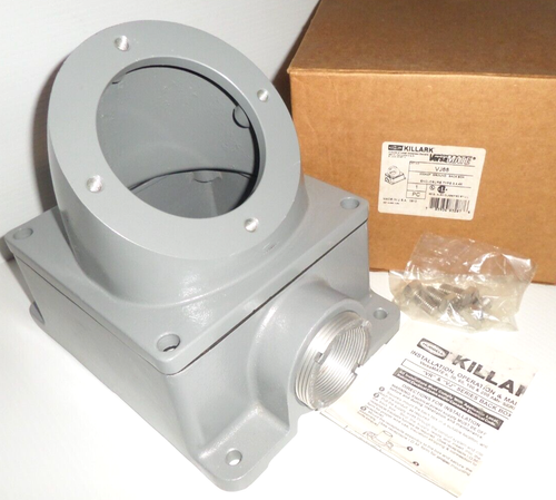 ⭐NEW IN BOX⭐ HUBBELL VJ68 200-Amp PIN&SLEEVE ANGLE BACK BOX 200A 2"Npt - Picture 3 of 19