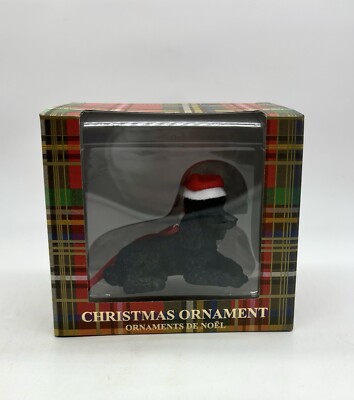 POODLE Christmas Ornament Dog Figure Sandicast Sandra Brue  Figurine NEW NIB MIB
