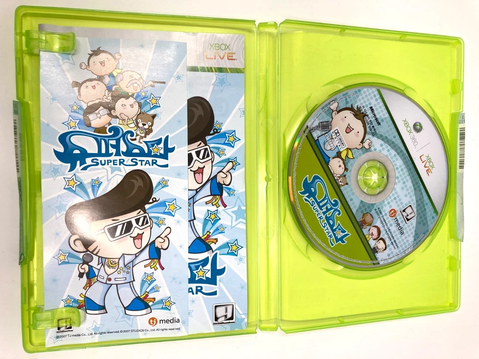 SUPER RARE Super Star Superstar Karaoke Xbox 360 Korean Exclusive Version - Image 2 of 3