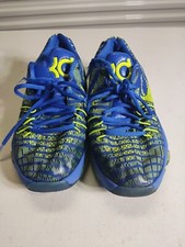 Nike KD Kevin Durant 8 GS SPRITE Hyper Volt Blue Yellow Stripe Low Top 6.5 Youth
