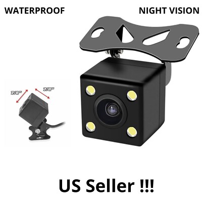 Rearview Mount Backup Camera, Night Vision, Waterproof for Dual