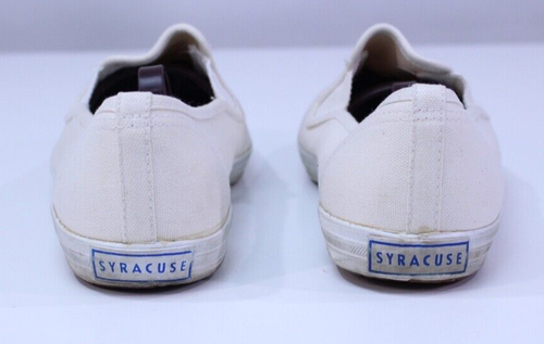 VTG Woman Cheerleader Shoes Syracuse University SU Eastport Starter 10 Orange NY - Picture 5 of 23