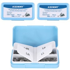 Tubos bucales de ortodoncia dental 1er molar Bondable Roth/MBT 022 monobloque