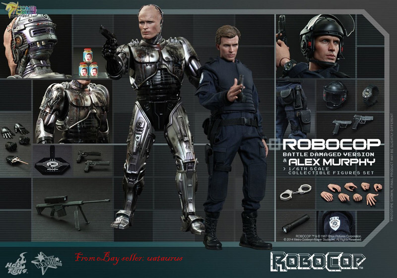Perfect Hot Toys Mms266 Robocop: Robocop Battle Damaged