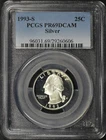 1993-S Washington Silver Quarter PCGS PR-69DCAM