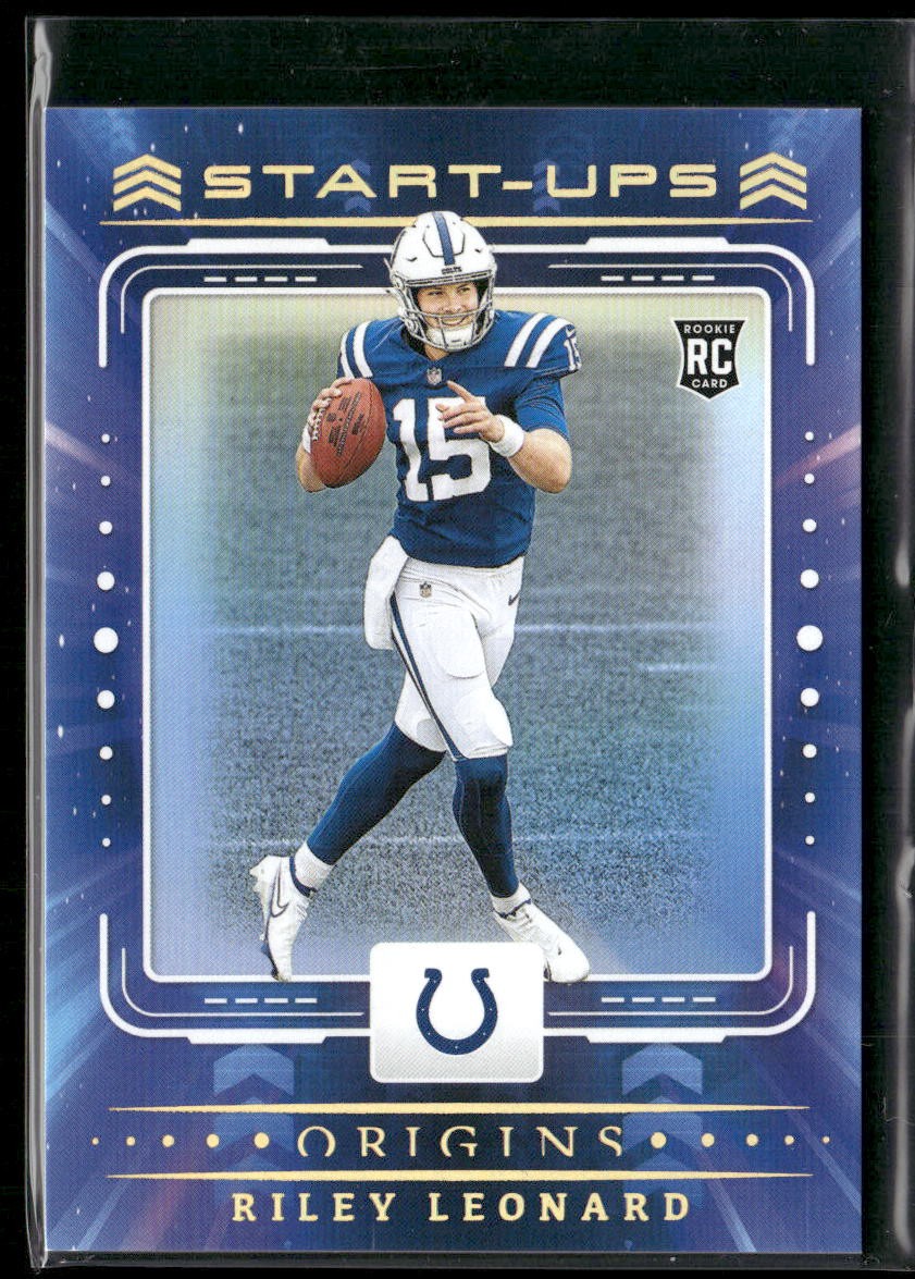 Riley Leonard 2025 Panini Origins #13 Start-Ups RC Color Match 1033