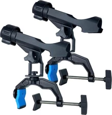 Fishing Rod Holders for Boat, Upgraded Extra Large, Large Clamp Holder-2 Pack 