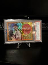Ian Anderson A/S Rookie Cup Orange Holofractor PSA 10 /25