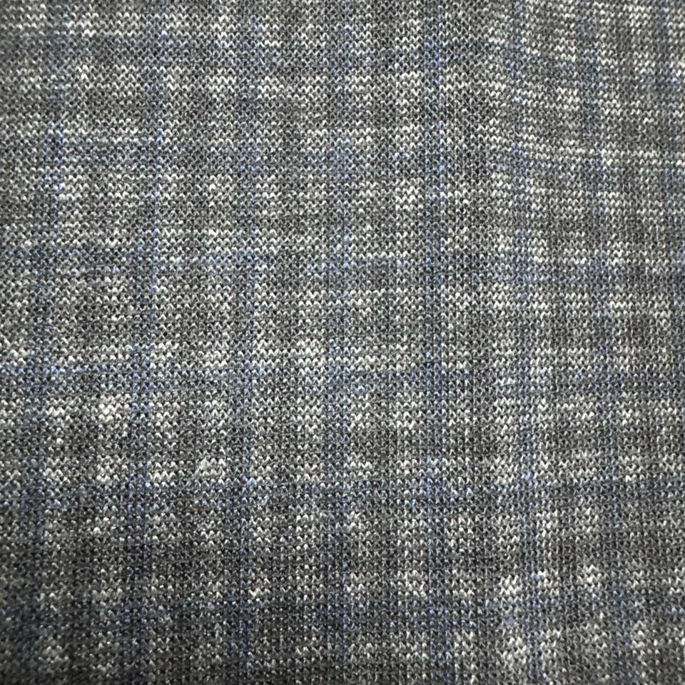 Brax 裤子 35 x 30 灰色蓝色格子高弹性球衣 Chuck 弹力礼服长裤 — 第 3/4 张图片