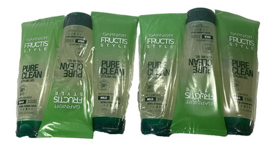6x Garnier Fructis Pure Clean Styling Gel 6.8floz 24H Extra Strong Hold