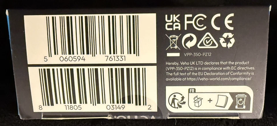 Veho Pebble PZ-12 Rugged Portable Power Bank – 10,000mAh - Image 3 of 4