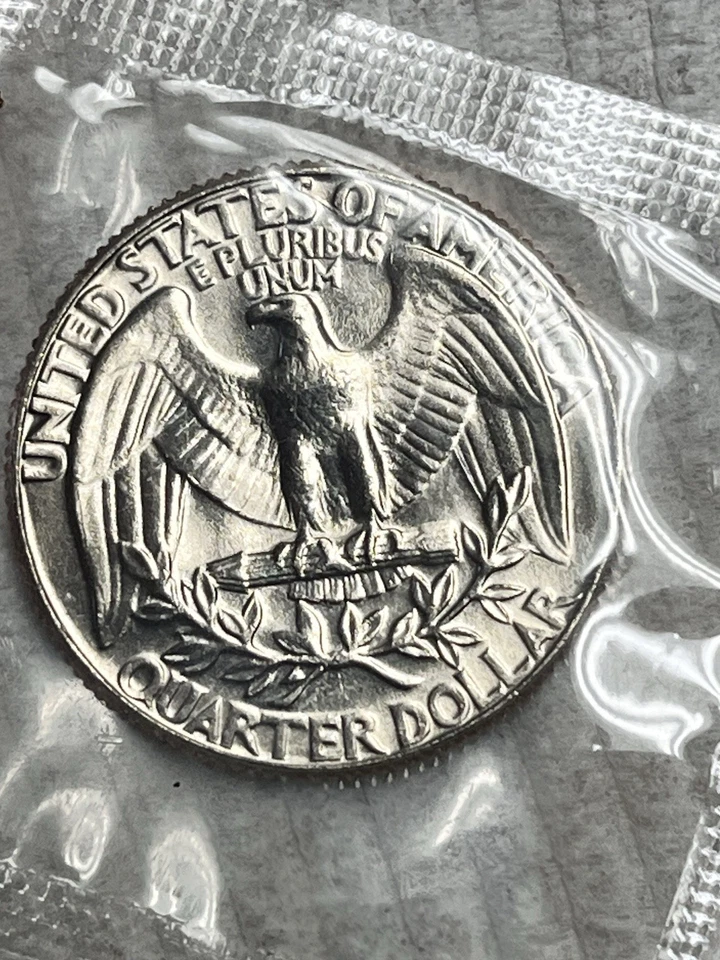 1973 D Washington Quarter UNC/MINT SEALED IN CELLO BRILLIANT COIN *GEM - Image 4 of 4