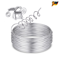 Basteldraht Zocipro Aluminiumdraht 2Mm 20M Silber Schmuck DIY Basteln, Weich