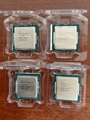 Lot of 4- Intel Core i7-10700T 2.00GHz (4.5GHz max) CPU Processor SRH6U 10th Gen
