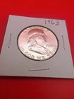 1963 P Franklin Silver Half Dollar BU