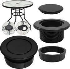 Patio Table Umbrella Hole Ring Plug Cap Set for Outdoor Parasol Table Hole Cover