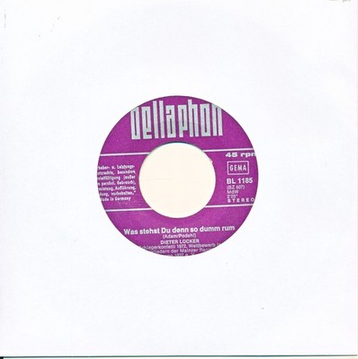 Was stehst du denn dumm rum - Dieter Lücker - LC Single 7'' Vinyl 141/22