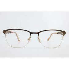 Bebe BB5177 Topaz Eyeglasses Brown Tortoise Crystal Embellished Frames 52-17-135