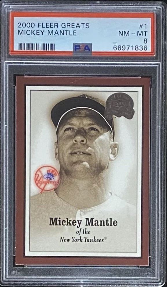 2000 Fleer Greats of the Game - Mickey Mantle #1 for sale | eBay