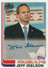 2019 Jeff Idelson Topps Archives #FFA-JI Fan Favorite Auto - Baseball HOF