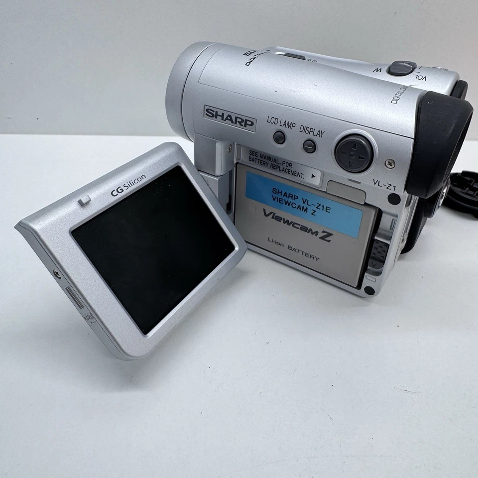 Sharp Viewcam VL-Z1 Mini DV Camcorder Video Camera Tested & Working - Image 3 of 4