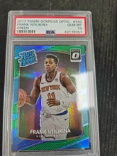 2017-18 Donruss Optic Rated Rookies Green Frank Ntilikina RC 3/5 🔥 PSA 10 🔥
