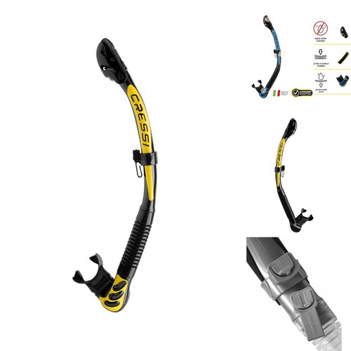 CRESSI Alpha Ultra Dry, Black/Black/Yellow ES258151