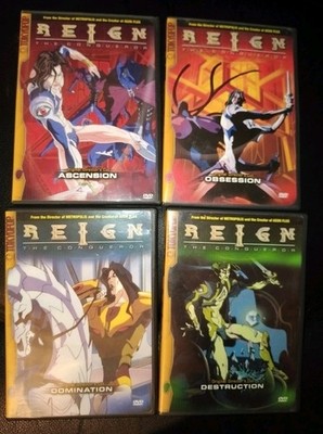 REIGN THE CONQUEROR DVD LOT Volumes 1-4 Complete Rare OOP Original Directors Cut