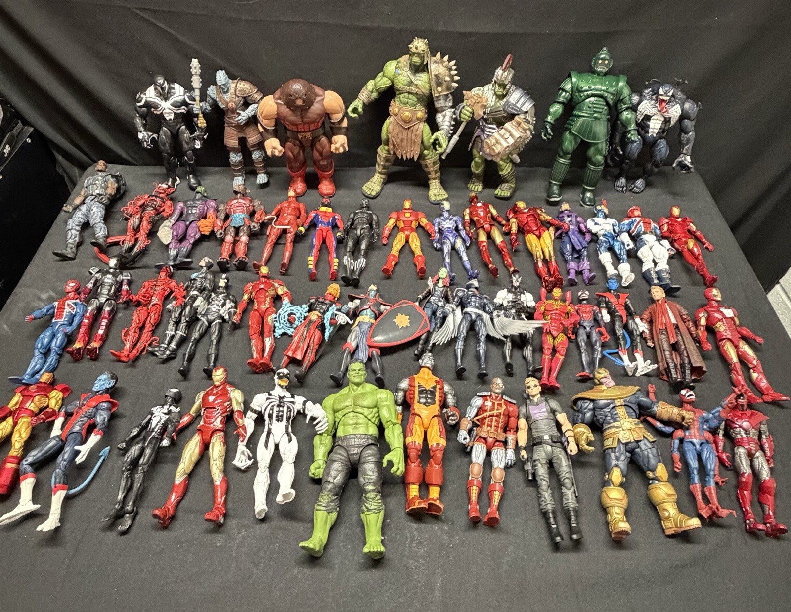 Huge Marvel Legends Lot Of 116 Iron Man X-men and More!