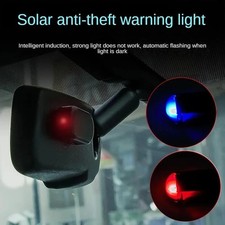 Solar Powered Car Fake Security Light Simulated Dummy Alarm LED Strobe Signal