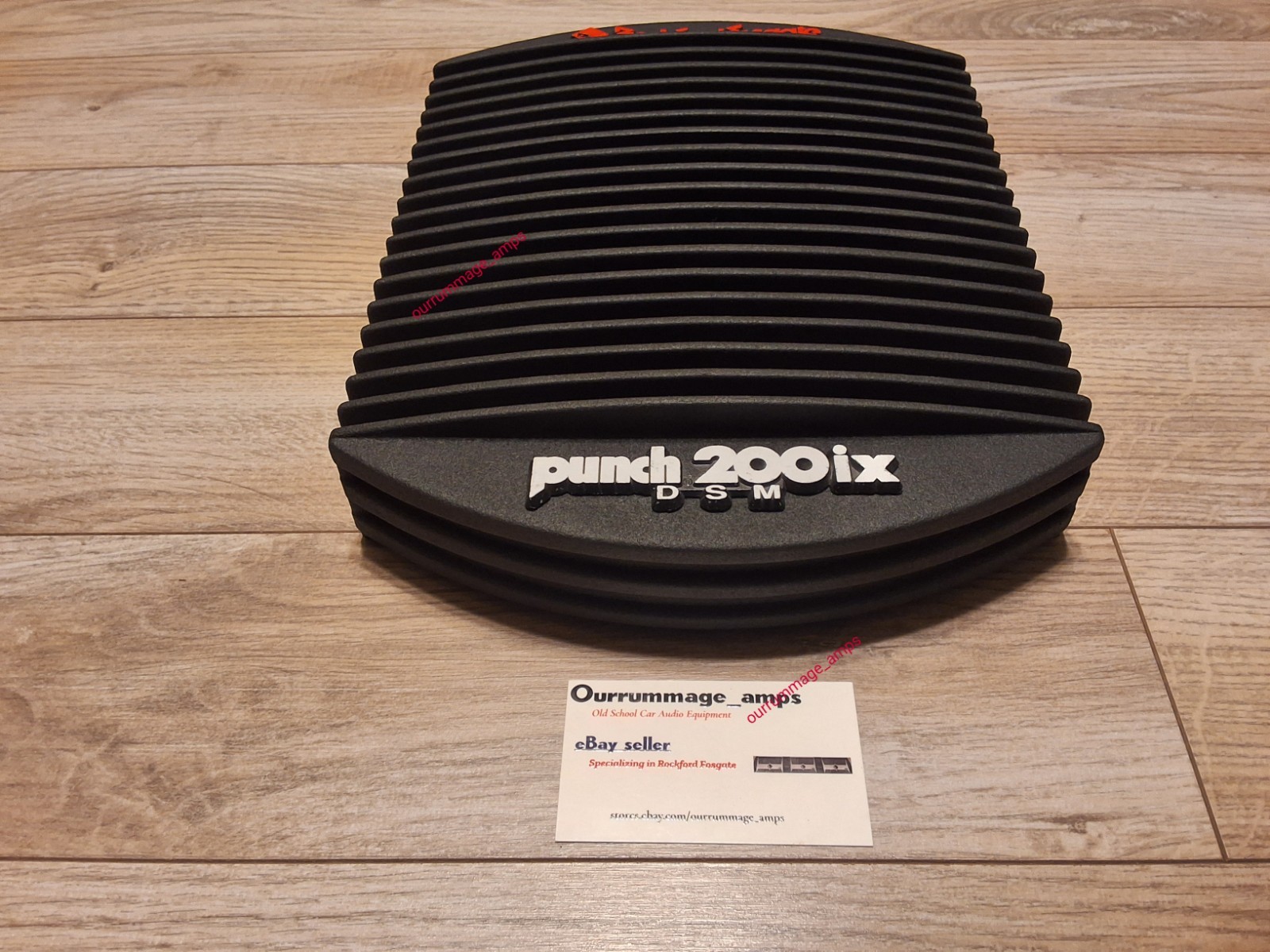 Rockford Fosgate PUNCH 200ix DSM Car Audio Amplifier 🇺🇸 OLD SCHOOL