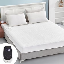Heated Mattress Pad Twin Size Electric Mattress Bed Warmer 9 Heat Settings, 1...