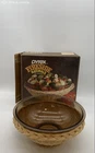Pyrex Fireside Naturals Mixing Bowl 326 4 Quart Brown Smoke Basket Vintage