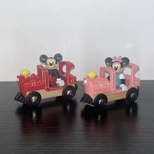 BRIO World Minnie Mouse  Engine/Mickey and Engine Set for Wooden Railway Read