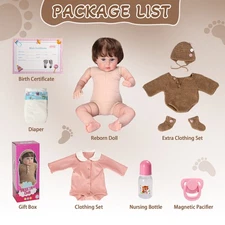 Ktaxon Reborn Baby Dolls Real Life Realistic Baby Dolls 20 '' for Xmas Gift