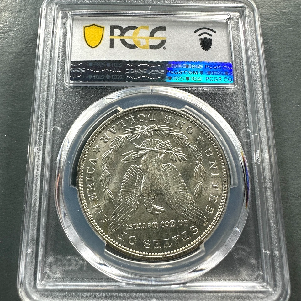 Dólar de plata Morgan 1904-O $1, graduación profesional MS64 (87213) Foto 2 de 2