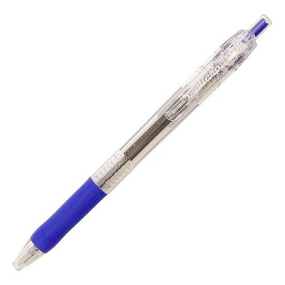 ZEBRA oil-based ballpoint pen tape clip 0 5 blue bns 5 bl 14.3cm×1.14cm