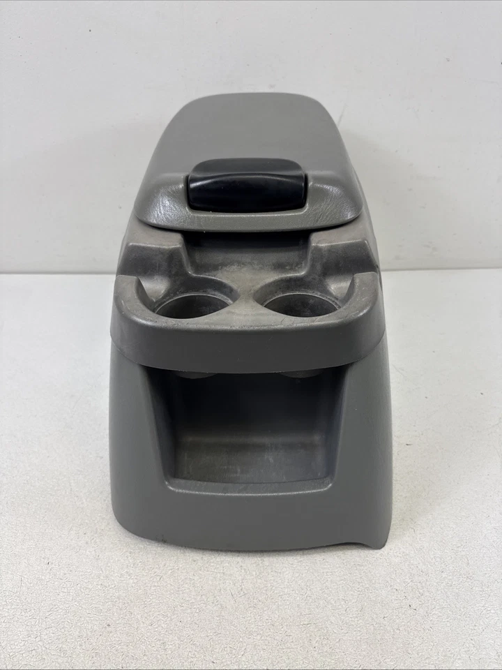 99-07 Ford F-250 Super Duty Excursion Center Console Gray Two Tone OEM - Image 4 of 4
