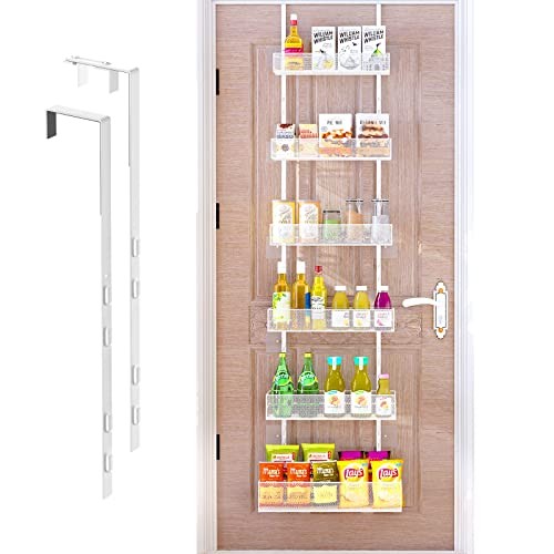 Over the Door Speisekammer Organizer - 6-stufiger Netzkorb zum Aufhängen & Wandmontage - Bild 1 von 6