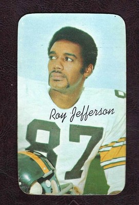 1970 Topps Super #16 Roy Jefferson, Pittsburgh Steelers, Fair