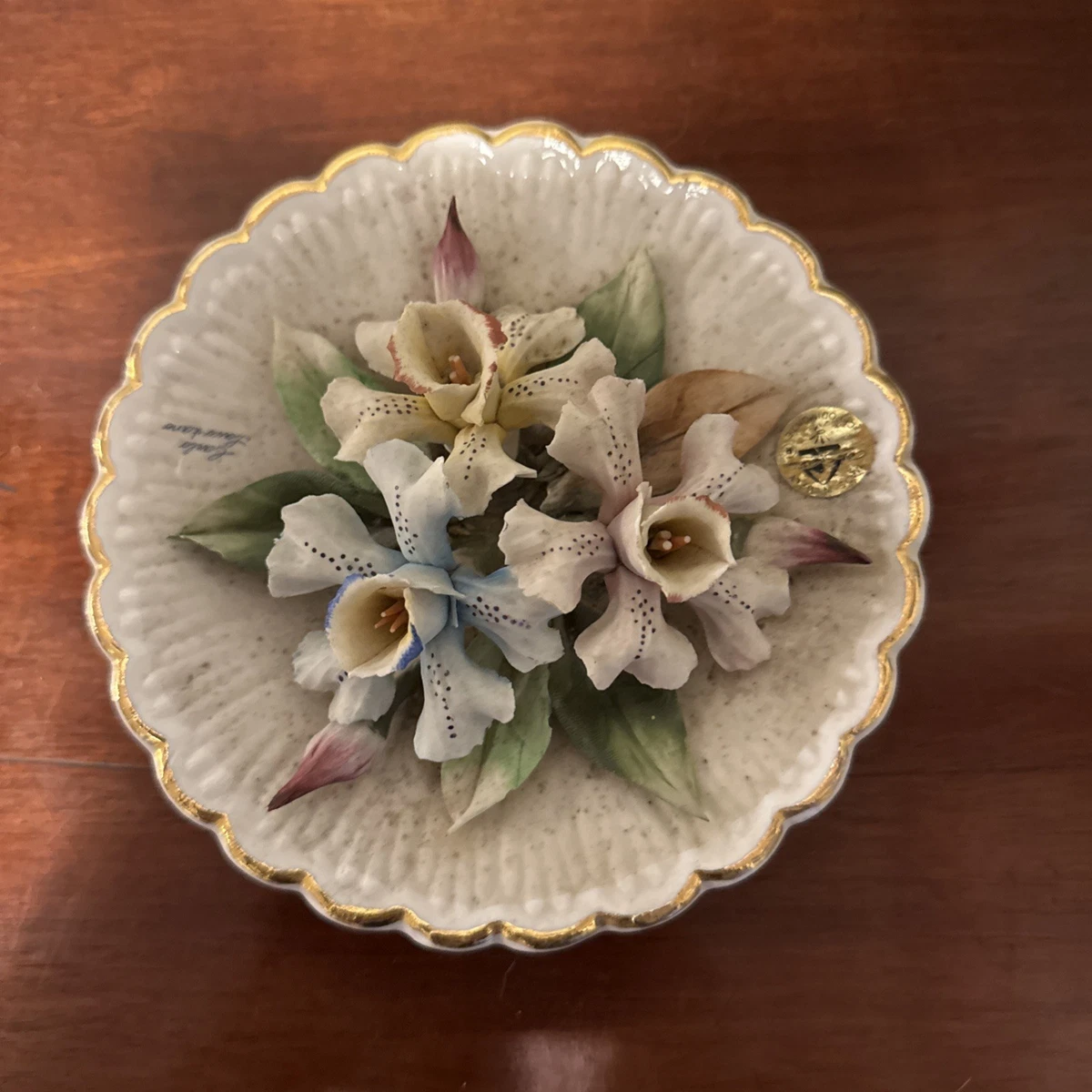 Italian Porcelain Flowers In Italian Art Pottery | eBay