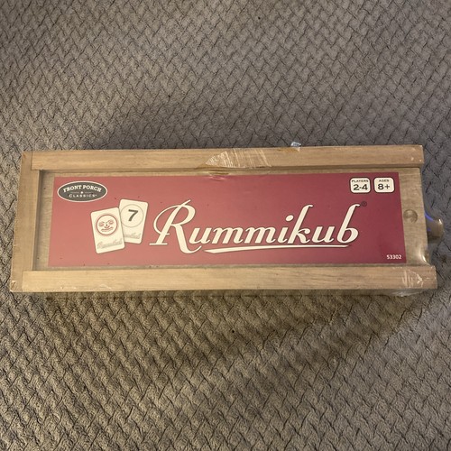 Front Porch Classics Rummikub Vintage Edition in All-Wood Storage Case