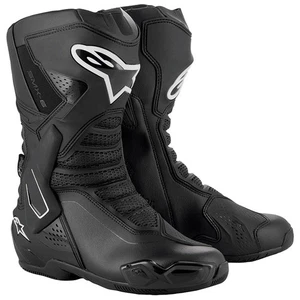 Alpinestars SMX-6 V3 Drystar Black Waterproof Motorcycle Motorbike Boots