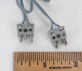 RARE Vtg Lego Technic Part 2 Prong Electric Wire Cable 12V / 4.5V 766C96 X466C96