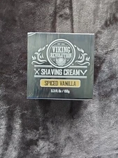Viking Revolution Luxury Shaving Cream for Men - Spiced Vanilla Scent - Soft, Sm