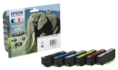 Original XL Epson Tintenpatronen 24XL Multipack Expression Photo XP-760 XP 760